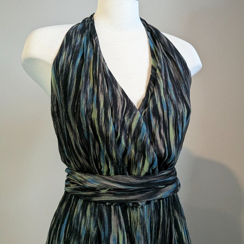 NWT 100% Silk New With Tags Gown Bohemian Resort Vacation  Medium - Picture 5 of 16